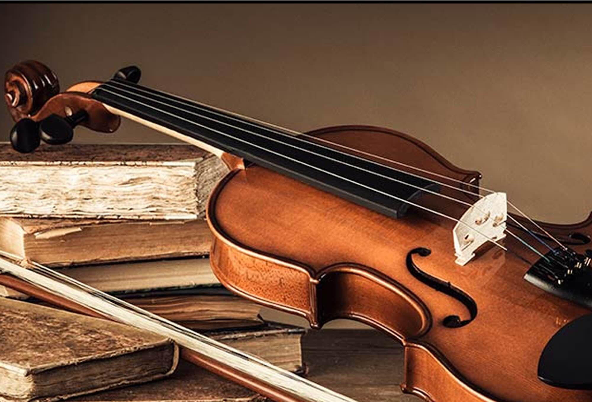 Illustration du site avec un violon
